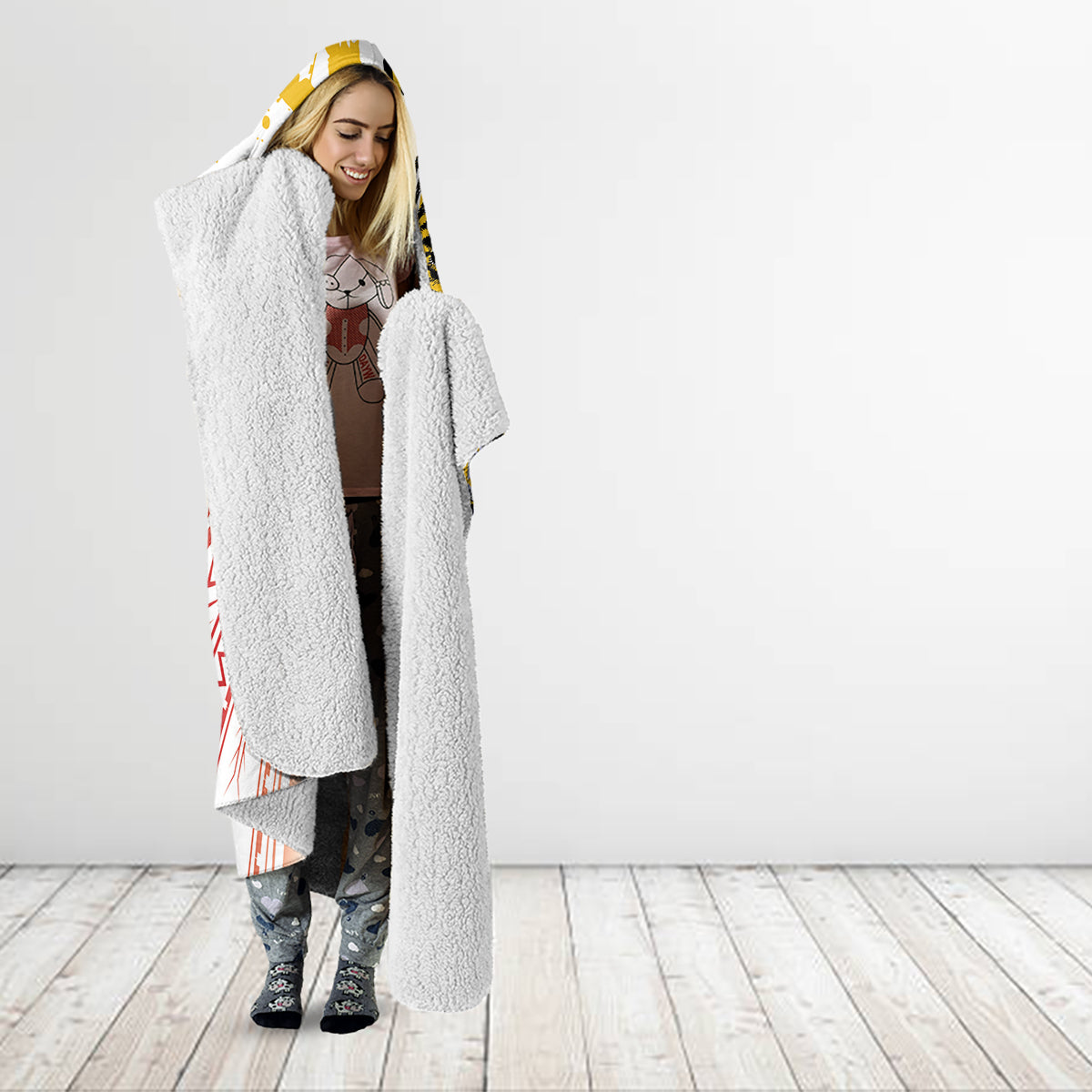 Philippines Independence Day Hooded Blanket Eagle Mix Filipino Flag Tribal Style