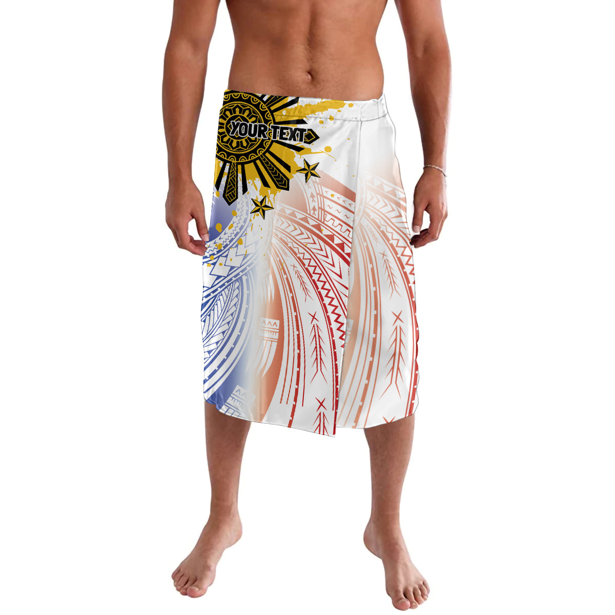 Philippines Independence Day Lavalava Eagle Mix Filipino Flag Tribal Style