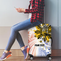 Philippines Independence Day Luggage Cover Eagle Mix Filipino Flag Tribal Style