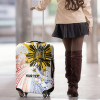 Philippines Independence Day Luggage Cover Eagle Mix Filipino Flag Tribal Style