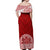 Personalised Tonga Rugby Off Shoulder Maxi Dress Mate Ma'a Tonga Champions LT7 - Polynesian Pride