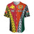 Personalised Papua New Guinea Mix Penama Baseball Jersey Tribal Patterns Half-Half Style LT7 Colorful - Polynesian Pride