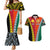 Personalised Papua New Guinea Mix Penama Couples Matching Mermaid Dress and Hawaiian Shirt Tribal Patterns Half-Half Style LT7 Colorful - Polynesian Pride