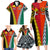 Personalised Papua New Guinea Mix Penama Family Matching Long Sleeve Bodycon Dress and Hawaiian Shirt Tribal Patterns Half-Half Style LT7 - Polynesian Pride