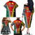 Personalised Papua New Guinea Mix Penama Family Matching Off Shoulder Long Sleeve Dress and Hawaiian Shirt Tribal Patterns Half-Half Style LT7 - Polynesian Pride