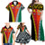 Personalised Papua New Guinea Mix Penama Family Matching Off Shoulder Maxi Dress and Hawaiian Shirt Tribal Patterns Half-Half Style LT7 - Polynesian Pride