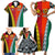 Personalised Papua New Guinea Mix Penama Family Matching Short Sleeve Bodycon Dress and Hawaiian Shirt Tribal Patterns Half-Half Style LT7 - Polynesian Pride