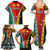 Personalised Papua New Guinea Mix Penama Family Matching Summer Maxi Dress and Hawaiian Shirt Tribal Patterns Half-Half Style LT7 - Polynesian Pride