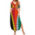 Personalised Papua New Guinea Mix Penama Family Matching Summer Maxi Dress and Hawaiian Shirt Tribal Patterns Half-Half Style LT7 Mom's Dress Colorful - Polynesian Pride