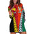 Personalised Papua New Guinea Mix Penama Hoodie Dress Tribal Patterns Half-Half Style LT7 Colorful - Polynesian Pride