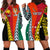 Personalised Papua New Guinea Mix Penama Hoodie Dress Tribal Patterns Half-Half Style LT7 - Polynesian Pride