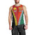 Personalised Papua New Guinea Mix Penama Men Tank Top Tribal Patterns Half-Half Style LT7 - Polynesian Pride