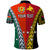 Personalised Papua New Guinea Mix Penama Polo Shirt Tribal Patterns Half-Half Style LT7 - Polynesian Pride