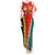 Personalised Papua New Guinea Mix Penama Tank Maxi Dress Tribal Patterns Half-Half Style LT7 Women Colorful - Polynesian Pride