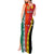 Personalised Papua New Guinea Mix Penama Tank Maxi Dress Tribal Patterns Half-Half Style LT7 - Polynesian Pride