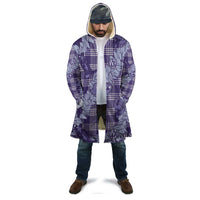 Purple Palaka Hawaii Cowboy Christmas Cloak Paniolo Mix Maile Lei - Polynesian Pride