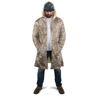 Khaki Palaka Hawaii Cowboy Christmas Cloak Paniolo Mix Maile Lei - Polynesian Pride