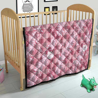 Pink Palaka Hawaii Cowboy Christmas Quilt Paniolo Mix Maile Lei - Polynesian Pride