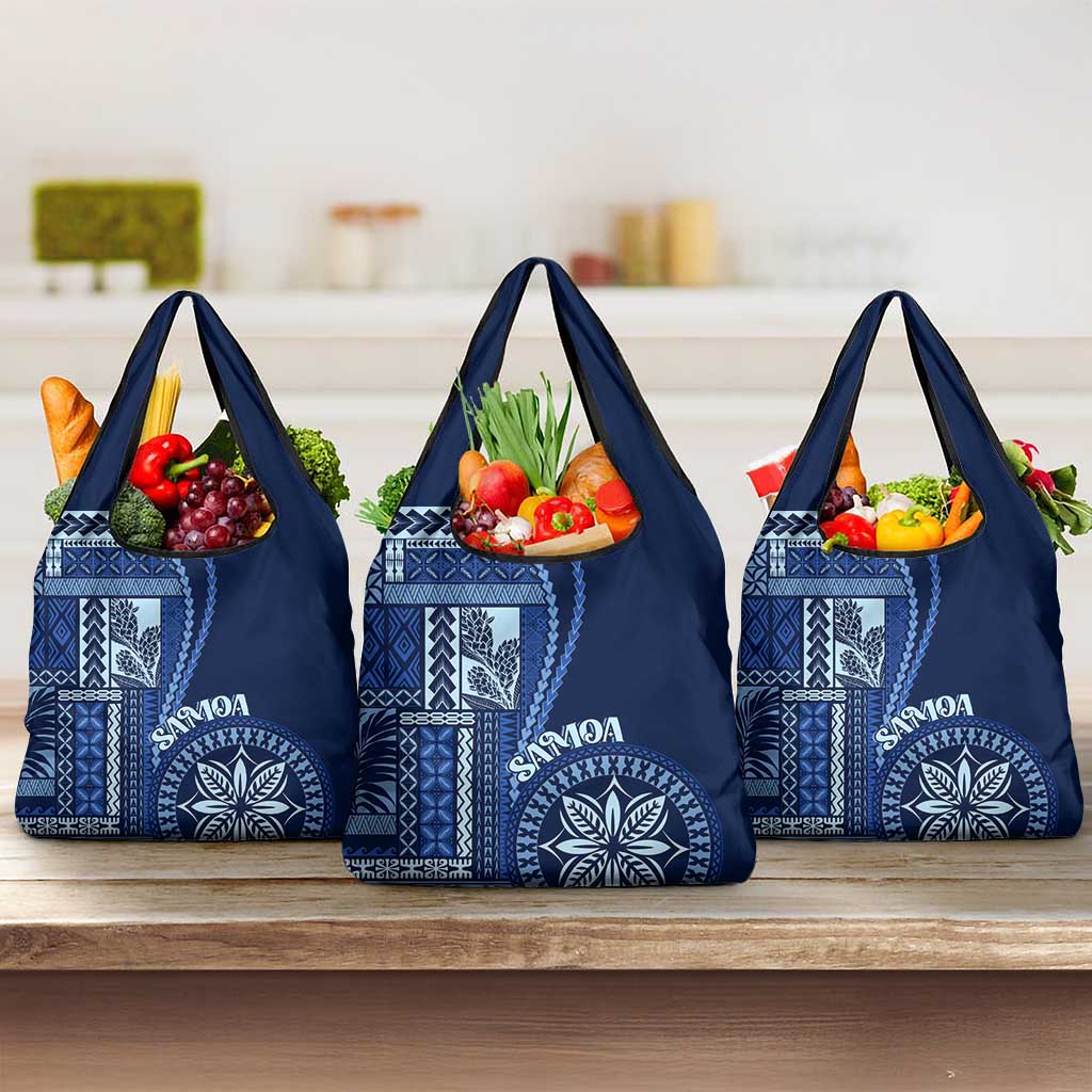 Samoa Siapo Motif Grocery Bag Classic Style - Bue Ver