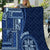 Samoa Siapo Motif Quilt Classic Style - Bue Ver LT7 Blue - Polynesian Pride