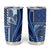 Samoa Siapo Motif Tumbler Cup Classic Style - Blue Ver