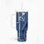 Samoa Siapo Motif Tumbler With Handle Classic Style - Blue Ver