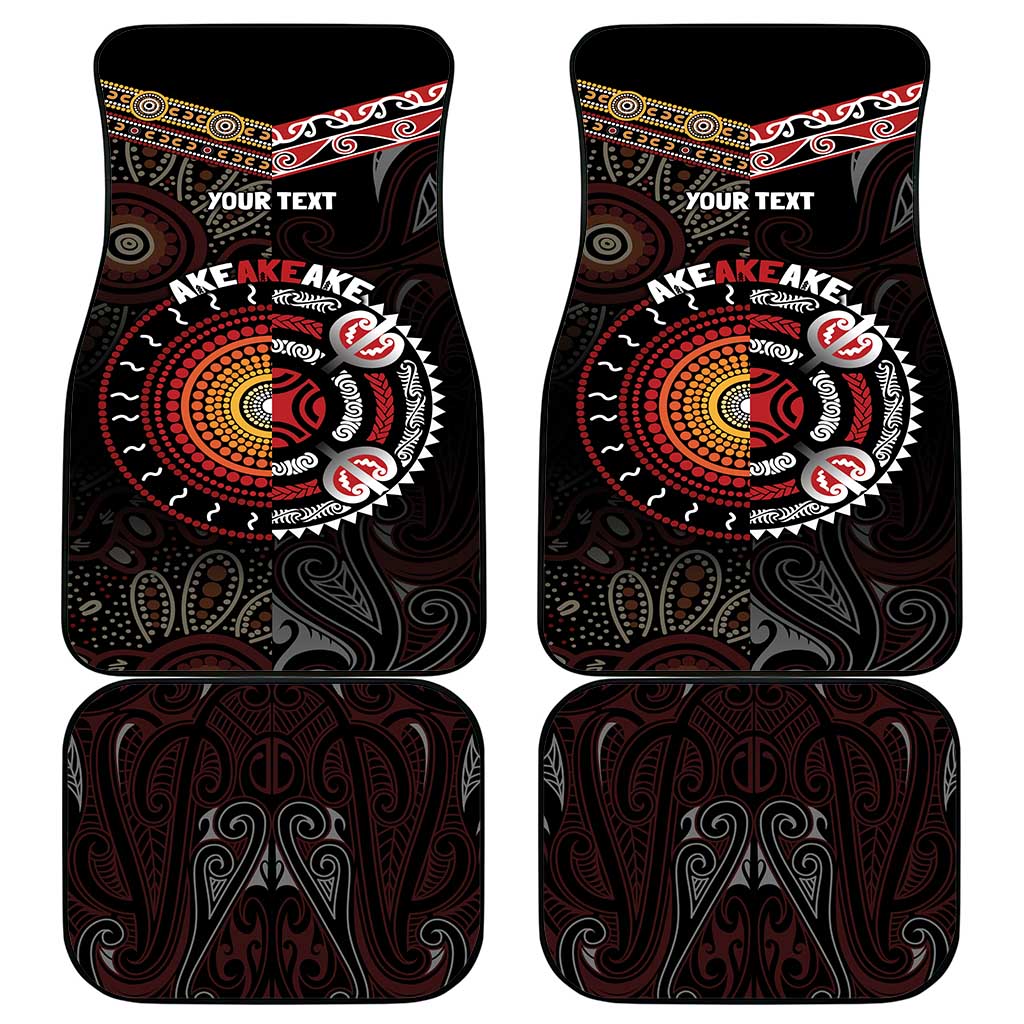 Aotearoa and Australia Indigenous Car Mats Stand Together For Te Tiriti LT7 - Polynesian Pride