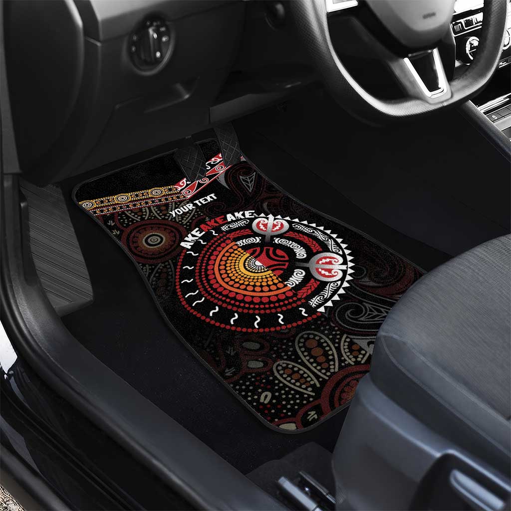 Aotearoa and Australia Indigenous Car Mats Stand Together For Te Tiriti LT7 - Polynesian Pride