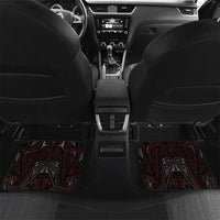 Aotearoa and Australia Indigenous Car Mats Stand Together For Te Tiriti LT7 Set 2pcs - Back Black - Polynesian Pride
