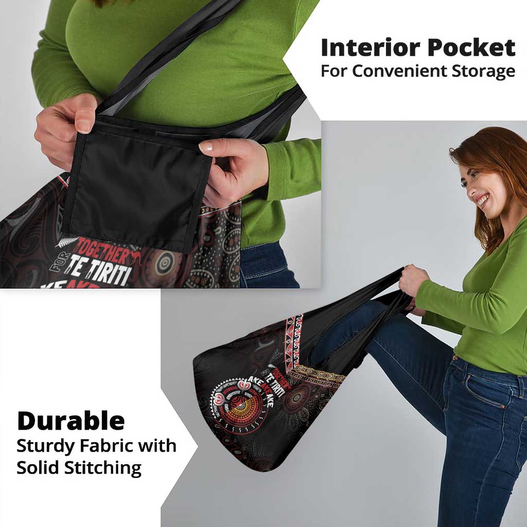 Aotearoa and Australia Indigenous Grocery Bag Stand Together For Te Tiriti