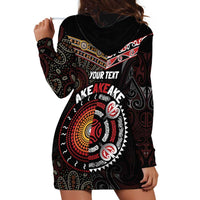 Aotearoa and Australia Indigenous Hoodie Dress Stand Together For Te Tiriti LT7 - Polynesian Pride