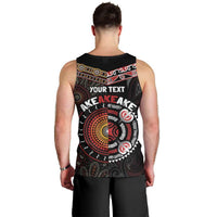 Aotearoa and Australia Indigenous Men Tank Top Stand Together For Te Tiriti LT7 - Polynesian Pride