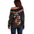 Aotearoa and Australia Indigenous Off Shoulder Sweater Stand Together For Te Tiriti