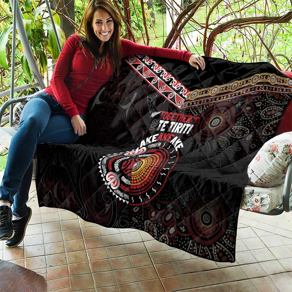 Aotearoa and Australia Indigenous Quilt Stand Together For Te Tiriti