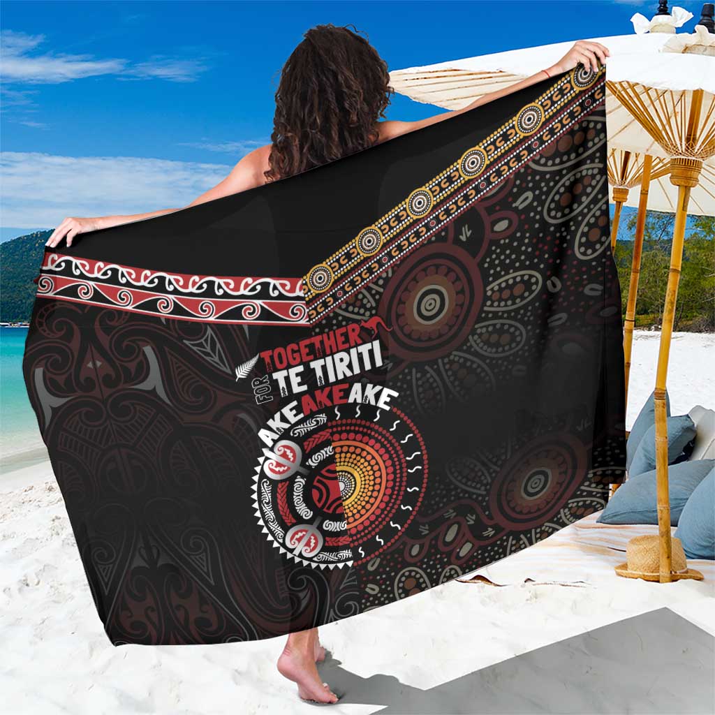 Aotearoa and Australia Indigenous Sarong Stand Together For Te Tiriti