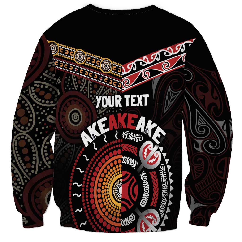 Aotearoa and Australia Indigenous Sweatshirt Stand Together For Te Tiriti LT7 - Polynesian Pride