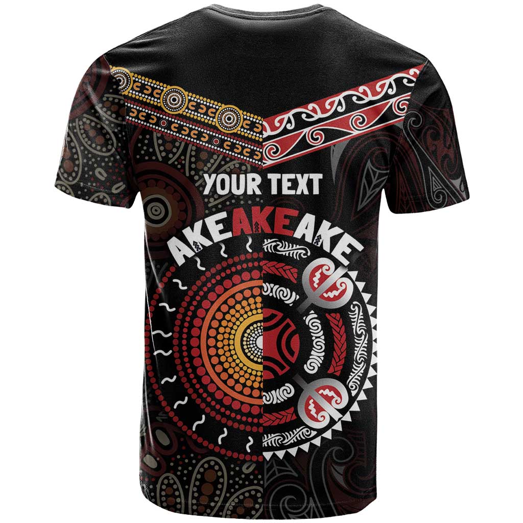Aotearoa and Australia Indigenous T Shirt Stand Together For Te Tiriti LT7 - Polynesian Pride