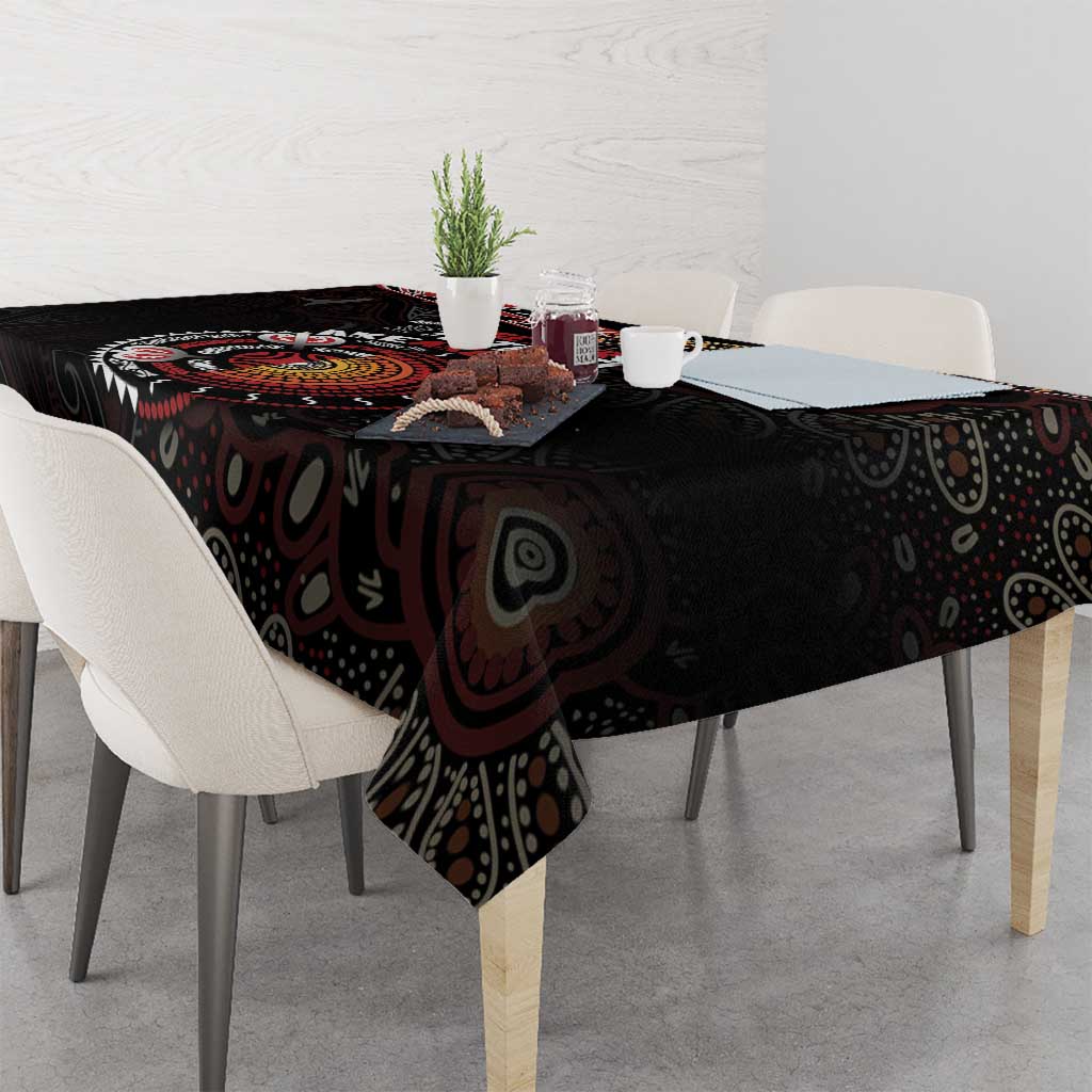 Aotearoa and Australia Indigenous Tablecloth Stand Together For Te Tiriti LT7 - Polynesian Pride
