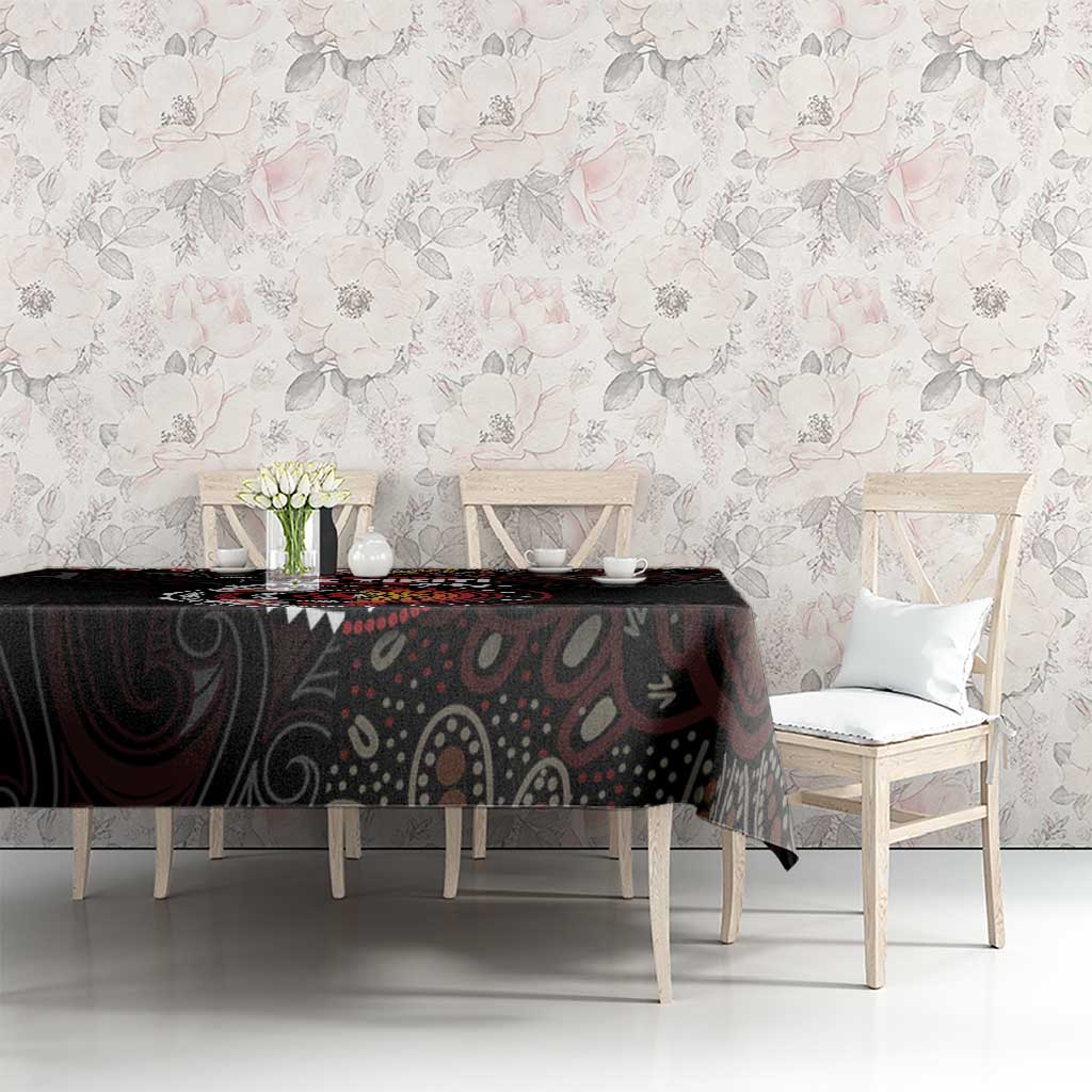 Aotearoa and Australia Indigenous Tablecloth Stand Together For Te Tiriti LT7 - Polynesian Pride