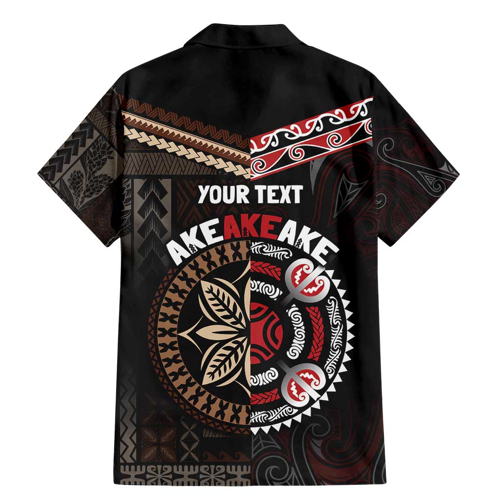 Aotearoa and Samoa Together For Te Tiriti Family Matching Mermaid Dress and Hawaiian Shirt Kowhaiwhai Mix Siapo