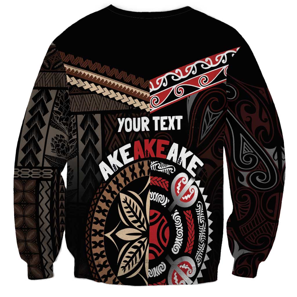 Aotearoa and Samoa Together For Te Tiriti Sweatshirt Kowhaiwhai Mix Siapo