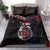 Aotearoa and Samoa Together For Te Tiriti Bedding Set Kowhaiwhai Mix Siapo - Flag Color