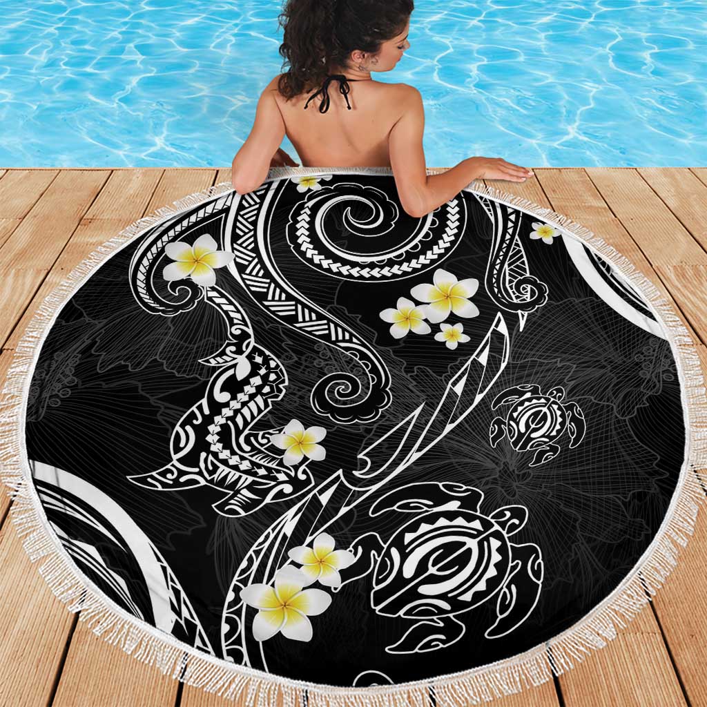 Polynesia Tribal Beach Blanket Tentacles Plumeria LT7 - Polynesian Pride
