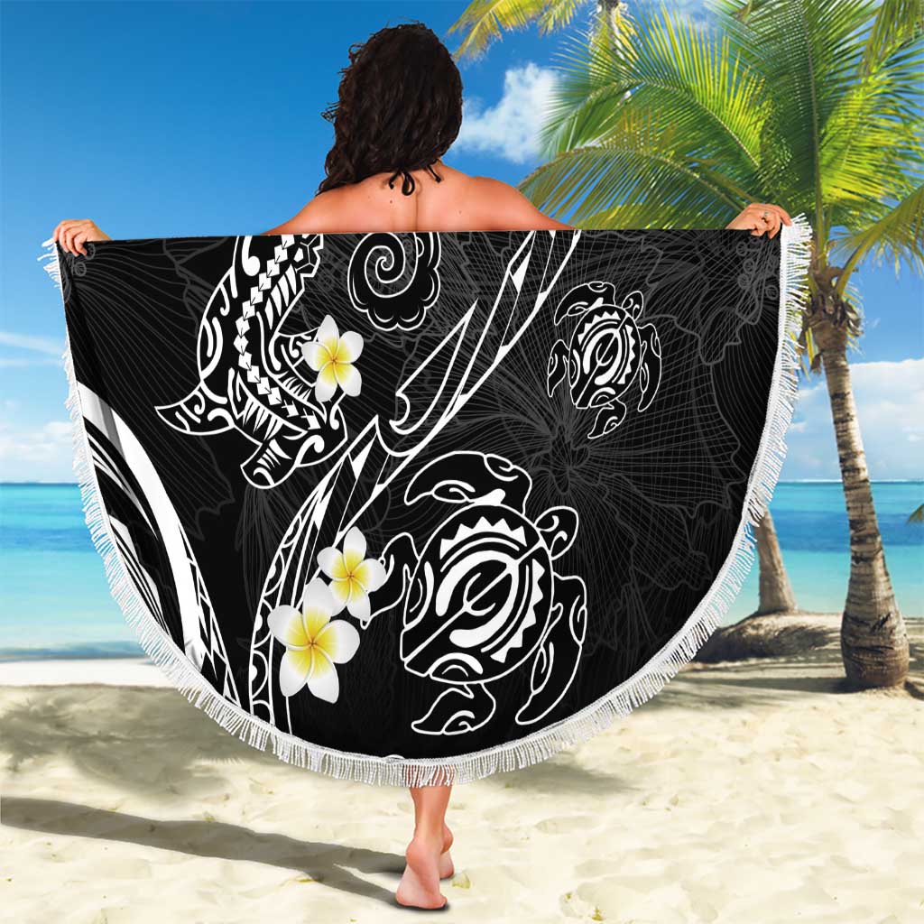 Polynesia Tribal Beach Blanket Tentacles Plumeria LT7 - Polynesian Pride