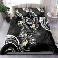 Polynesia Tribal Bedding Set Tentacles Plumeria