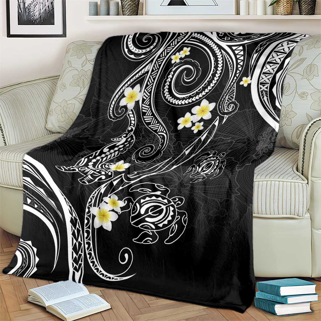 Polynesia Tribal Blanket Tentacles Plumeria LT7 - Polynesian Pride
