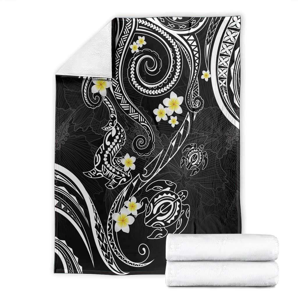 Polynesia Tribal Blanket Tentacles Plumeria LT7 - Polynesian Pride
