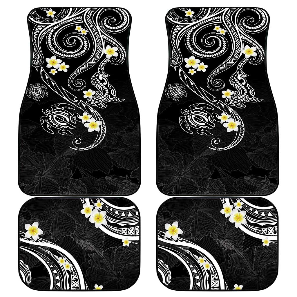 Polynesia Tribal Car Mats Tentacles Plumeria LT7 - Polynesian Pride