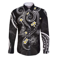 Polynesia Tribal Family Matching Puletasi and Hawaiian Shirt Tentacles Plumeria