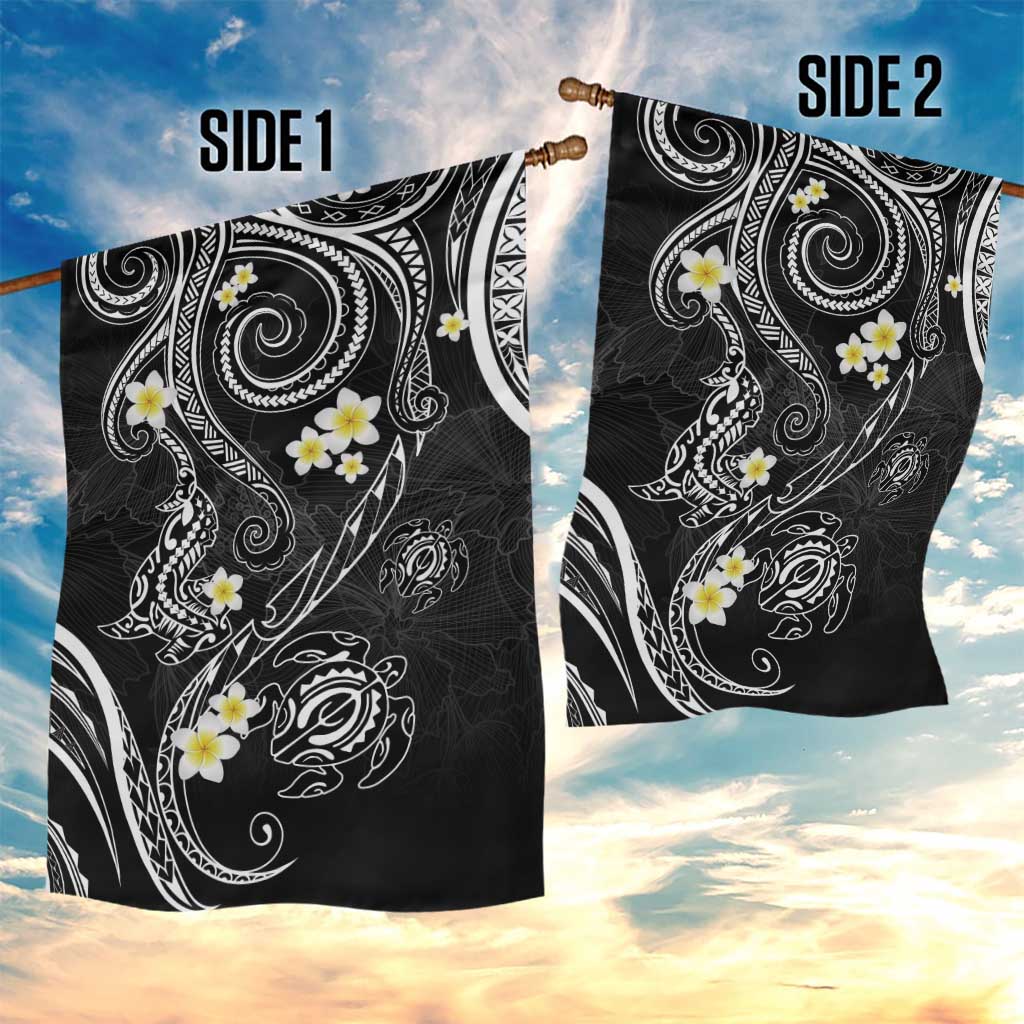 Polynesia Tribal Garden Flag Tentacles Plumeria LT7 - Polynesian Pride